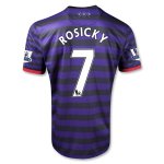 12/13 Arsenal #7 Rosicky Away Soccer Jersey Shirt