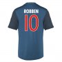 13-14 Bayern Munich #10 Robben Away Black&Blue Jersey Shirt