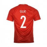 Poland Away Soccer Jersey 2016 Glik 2