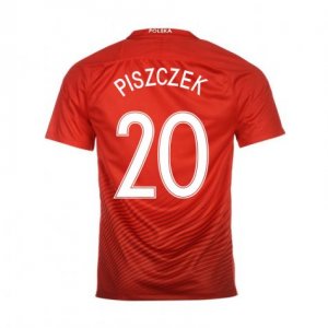 Poland Away Soccer Jersey 2016 Piszczek 20