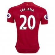 Liverpool Home Soccer Jersey 2016-17 20 LALLANA