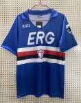 Retro Sampdoria Home Blue Soccer Jerseys 1990/91