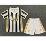 Children Juventus Home Soccer Suits 2020/21 Shirt and Shorts