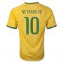 2014 Brazil #10 NEYMAR JR Home Yellow Jersey Shirt