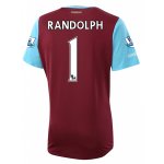 West Ham Home Soccer Jersey 2015-16 RANDOLPH #1