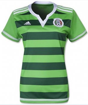 Mexico World Cup Women\'s Home Soccer Jersey 2015