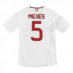 13-14 AC Milan #5 Mexes Away White Soccer Shirt