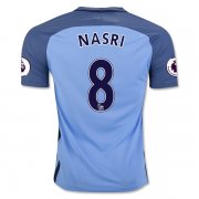 Manchester City Home Soccer Jersey 16/17 NASRI 8