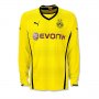 13-14 Borussia Dortmund #18 SAHIN Home Long Sleeve Shirt