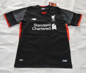 Liverpool Goalkeeper Soccer Jersey 15-16 Black