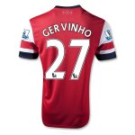 13/14 Arsenal #27 Gervinho Home Red Soccer Jersey Shirt