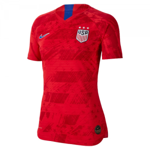 2019 World Cup USA Away Red Women\'s Jerseys Shirt