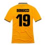 13-14 Juventus #19 Bonucci Away Yellow Jersey Shirt