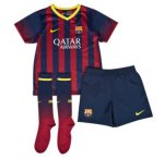 13-14 Barcelona Home Jersey Whole Kit(Shirt+Short+Socks)