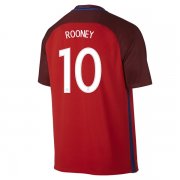 England Away Soccer Jersey 2016 ROONEY #10