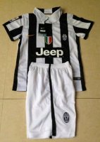 Kids Juventus 14/15 Home soccer kit(shirt+shorts)