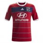 13-14 Olympique Lyonnais #9 Lisandro Away Red Jersey Shirt