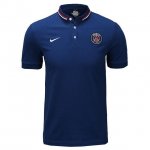 PSG 14/15 soccer POLO Navy