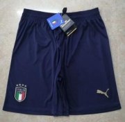 Italy Home Navy Soccer Shorts 2020