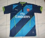 Arsenal 14/15 Third Cup Away Soccer Jersey