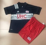 Children New England Revolution Home Soccer Suits 2020 Shirt and Shorts