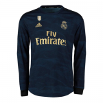 19/20 Real Madrid Away Navy Long Sleeve Jerseys Shirt