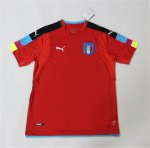 Italy Red Goalkeeper Jersey 2016 Euro
