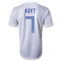2013 Netherlands #7 KUYT Away White Jersey Shirt