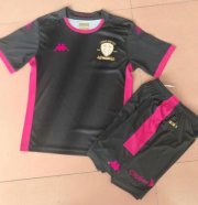 Children Leeds United Away Black Soccer Suits 2019/20 Shirt and Shorts