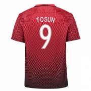 Turkey Home Soccer Jersey 2016 9 Hakan Tosun