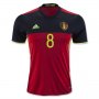 Belgium Home Soccer Jersey 2016 FELLAINI #8