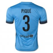 Barcelona Third Soccer Jersey 2015-16 PIQUE #3