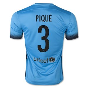 Barcelona Third Soccer Jersey 2015-16 PIQUE #3