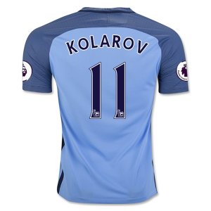 Manchester City Home Soccer Jersey 16/17 11 KOLAROV