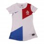 2013 Netherlands Away Women's White Jersey Shirt