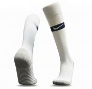 France Away White Soccer Socks 2020