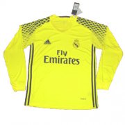 Real Madrid Goalkeeper Soccer Jersey 16/17 LS Green