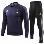 2018-19 Juventus Tracksuits Purple and Pants