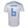 2013 Netherlands #6 Seedorf Away White Jersey Shirt