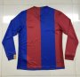 Retro Barcelona Home Long Sleeve Soccer Jerseys 2006/07