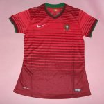 Women Portugal 2014 World Cup Home Soccer Jersey Kit