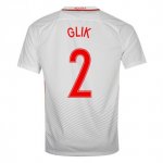 Poland Home Soccer Jersey 2016 Glik 2