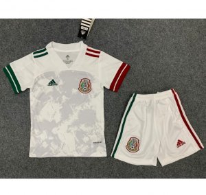 Children Mexico Away Soccer Suits 2020 Shirt and Shorts