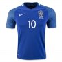 Brazil Away Soccer Jersey 2016 D. COSTA 7