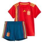 Kids Spain Home Soccer Kit 2018 World Cup (Shirt+Shorts)