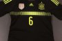 14-15 SPAIN A.INIESTA #6 AWAY SOCCER JERSEY