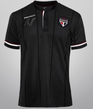 Sao Paulo Third Soccer Jersey 2014-15 Black