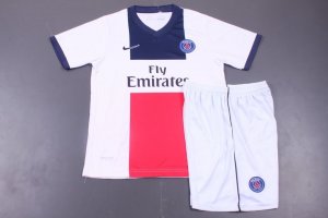 Kids PSG 13/14 Away Soccer Jersey Kit(Shirt+shorts)