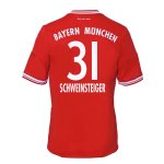 13-14 Bayern Munich #31 Schweinsteiger Home Soccer Jersey Shirt