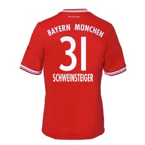 13-14 Bayern Munich #31 Schweinsteiger Home Soccer Jersey Shirt